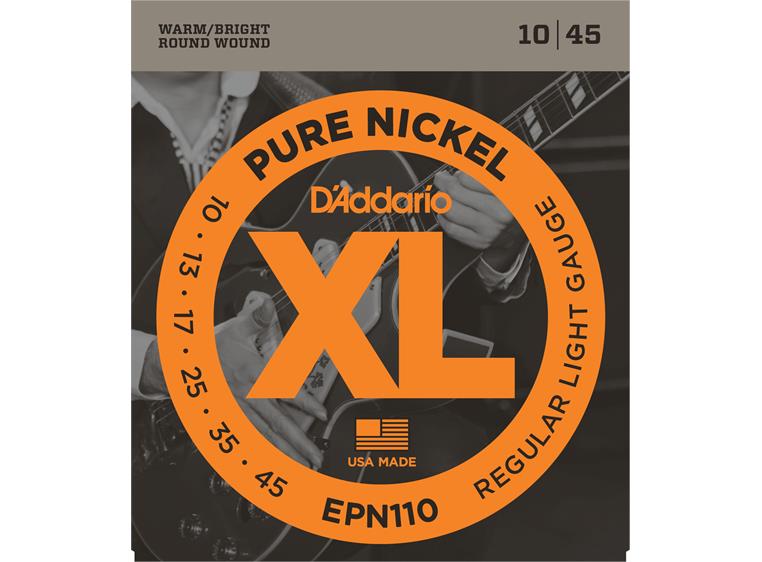 D'Addario EPN110 Pure Nickel (010-045)
